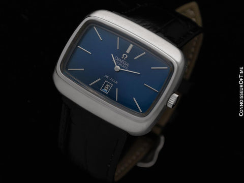 1973 Omega De Ville Mens Retro Dress TV Watch, Automatic - Stainless Steel