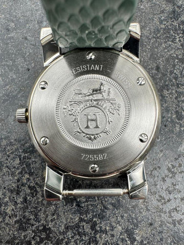 Hermes Carrick Ladies Watch - Stainless Steel & 18K Gold