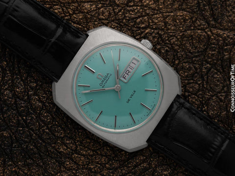 1970 Omega De Ville Vintage Large Mens Automatic Classic Retro Watch - Stainless Steel