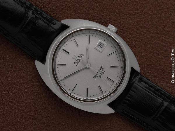 1972 Omega Seamaster Cosmic 2000 Vintage Retro Mens Dive Watch, Date - Stainless Steel