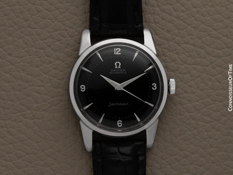 1956 Omega Seamaster Mens Vintage Automatic Mid-Century Watch - Stainless Steel