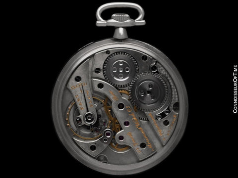 1914 Vacheron & Constantin for Merimont Mens Art Deco 44mm Pocket Watch - Platinum