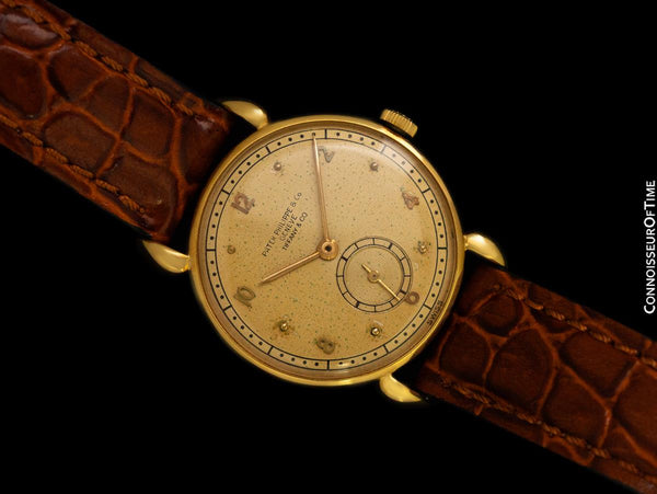 1940 Patek Philippe Vintage Mens Midsize Ref. 590 Tiffany & Co. Double Signed Watch - 18K Gold