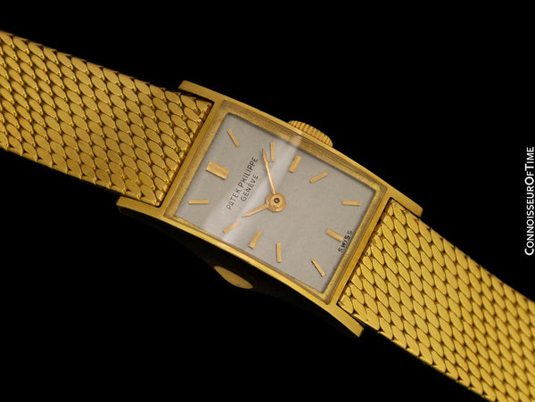 1960 Patek Philippe Vintage Ladies Rare "Manta Ray" 18K Gold Watch - Albert Gilbert Designed