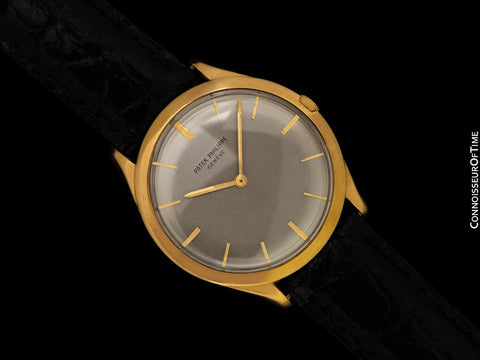 1964 Patek Philippe Vintage Mens Handwound Dress Watch Ref. 2589 - 18K Gold