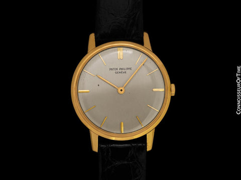1963 Patek Philippe Vintage Mens Handwound Dress Watch Ref. 2599 - 18K Gold