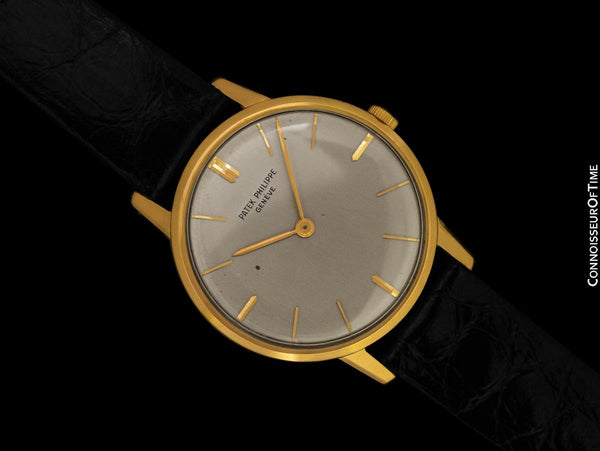1963 Patek Philippe Vintage Mens Handwound Dress Watch Ref. 2599 - 18K Gold