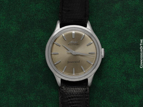 1960's Mido Multifort Vintage Watch - Owned by Beatle George Harrison & Worn by Sean Penn with Madonna in Shanghai Noon
