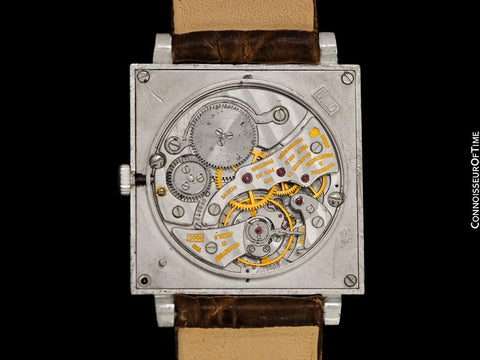 1960's Vacheron & Constantin "Extra-Flat" Vintage Mens Midsize Watch - 18K White Gold