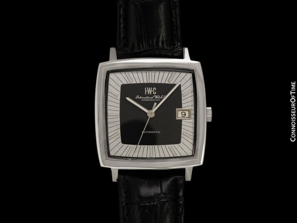 1971 IWC Vintage Mens Full Size "Compressor" Square Watch - Stainless Steel