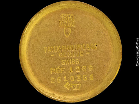 1945 Patek Philippe Vintage Ladies Handwound Ref. 1289 Dress Watch - 18K Gold