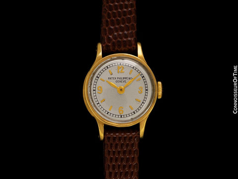 1945 Patek Philippe Vintage Ladies Handwound Ref. 1289 Dress Watch - 18K Gold