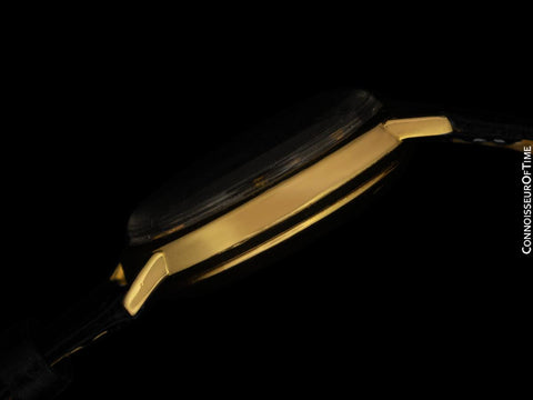 1960's Jaeger-LeCoultre Vintage Mens Memovox Alarm Reveil, Automatic - 10K Gold Filled
