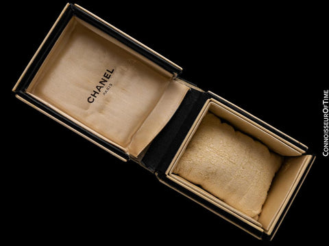 Chanel Premiere Ladies Rectangular 18K Gold Plated Watch with Bracelet - Original Box