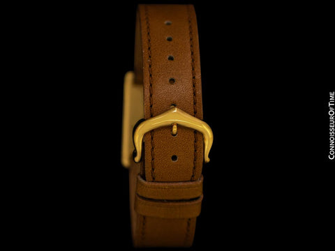 Cartier Vintage Ladies Tank Mechanical French Market Watch - Solid 18K Gold