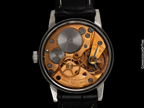 1962 Omega Seamaster 30 Vintage Mens Handwound Watch, Larger 35mm Model - Stainless Steel