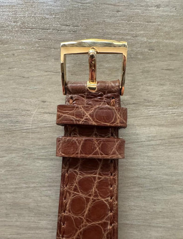 1942 Patek Philippe "Tegolino" Vintage Mens Rectangular 18K Gold Watch - Papers