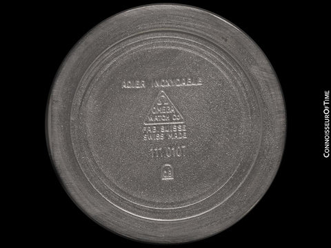 1973 Omega De Ville Vintage Mens Handwound Watch with Embossed Dial - Stainless Steel