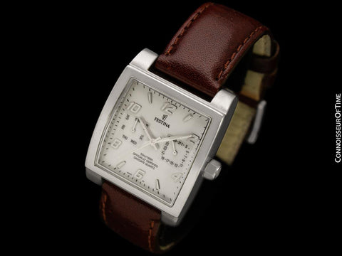 Festina F12 Steel Mens Watch - Owned & Worn By Harry Bellafonte with COA