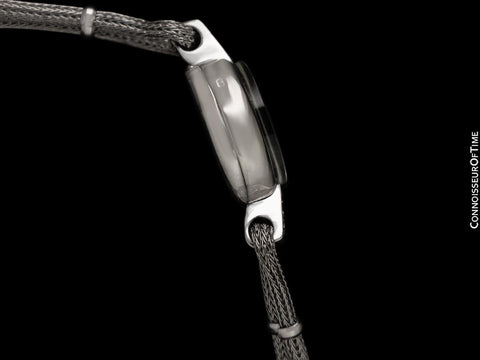 1950's Rolex Ladies Vintage Cocktail Watch - 18K White Gold & Diamonds