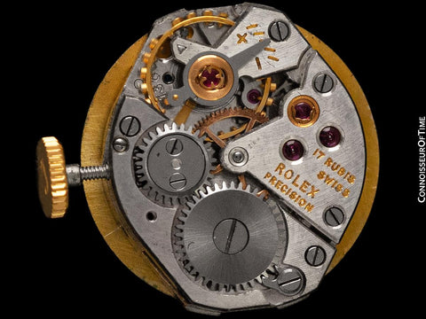 1958 Rolex Pre-Cellini Vintage Larger Ladies Dress Watch - 9K Gold