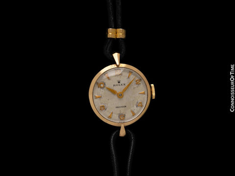 1958 Rolex Pre-Cellini Vintage Larger Ladies Dress Watch - 9K Gold