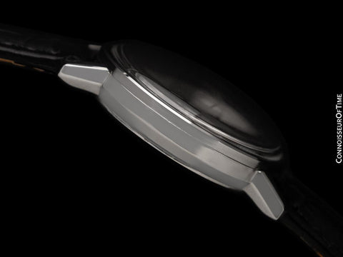 1970's Omega De Ville Vintage Mens Full Size Automatic Watch with Royal Blue Vignette Dial - Stainless Steel