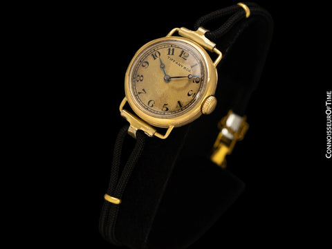 1920 Tiffany & Co. Longines Ladies Vintage Watch - 18K Gold