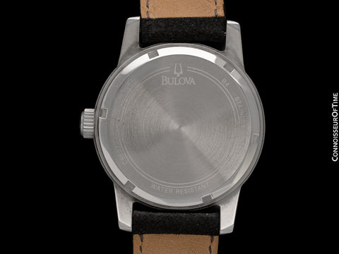 Bulova Hack Field Military Style Watch - Personally Owned & Worn By Ian McDonald with Two COAs