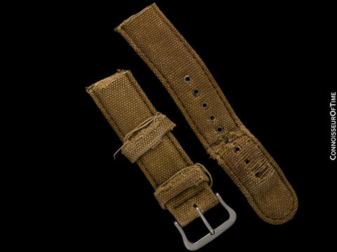 Bulova Hack Field Military Style Watch - Personally Owned & Worn By Ian McDonald with Two COAs