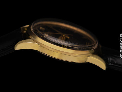 1946 Omega 30 T2 Based Classic Vintage Mens Handwound Watch - 18K Gold Plated