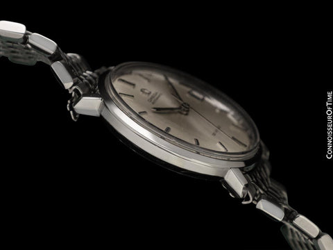 1968 Omega De Ville Vintage Mens Cal. 565 Automatic Watch with Beads of Rice Bracelet - Stainless Steel