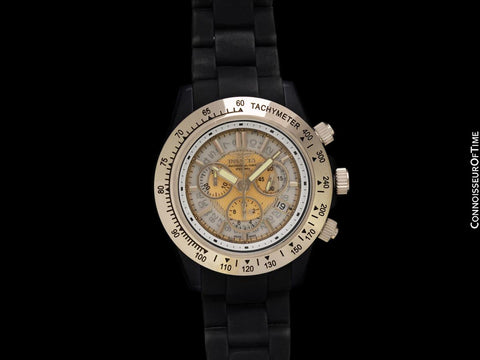 Invicta Anatomic Chronograph Mens Watch - Owned & Worn By Harry Bellafonte with COA