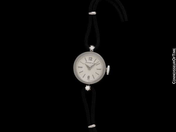 1950's Tiffany & Co. Ladies Vintage 14K White Gold & Diamond Watch - Gorgeous Original Condition