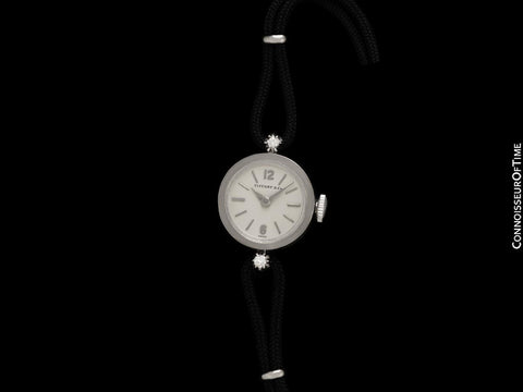 1950's Tiffany & Co. Ladies Vintage 14K White Gold & Diamond Watch - Gorgeous Original Condition