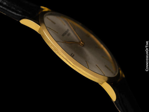 1965 Patek Philippe Vintage Mens Handwound Ref. 3468 18K Gold Dress Watch