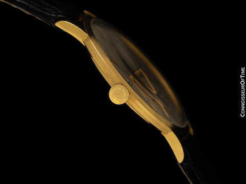 1965 Patek Philippe Vintage Mens Handwound Ref. 3468 18K Gold Dress Watch