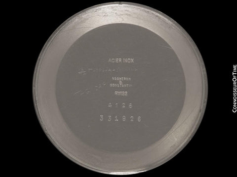 1943 Vacheron & Constantin Vintage Mens Oversized Tear Drop Watch - Stainless Steel