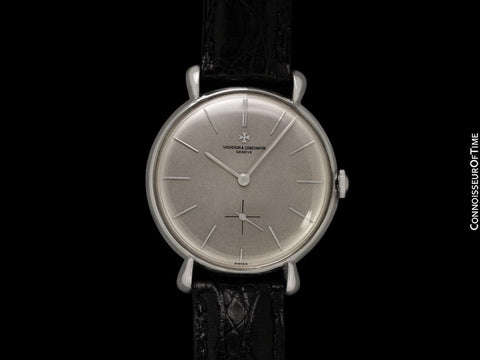 1943 Vacheron & Constantin Vintage Mens Oversized Tear Drop Watch - Stainless Steel