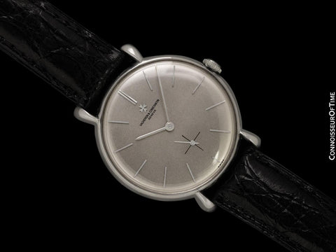 1943 Vacheron & Constantin Vintage Mens Oversized Tear Drop Watch - Stainless Steel