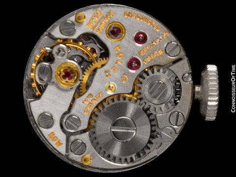 1960's Rolex Vintage Ladies Dress Bracelet Watch - 14K White Gold & Diamonds