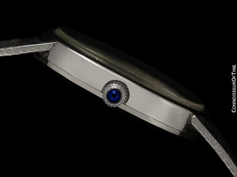 1978 Omega De Ville Vintage Mens Ellipse Dress Watch with Bracelet - Stainless Steel