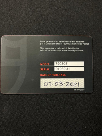 Tudor Black Bay Fifty Eight 58 Sub Navy Blue – Collector New with Pouch & Paper