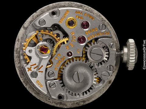 1966 Rolex Ladies Dress Watch, Silver Dial - 14K White Gold