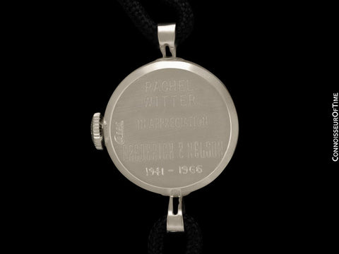 1966 Rolex Ladies Dress Watch, Silver Dial - 14K White Gold