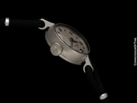 1966 Rolex Ladies Dress Watch, Silver Dial - 14K White Gold