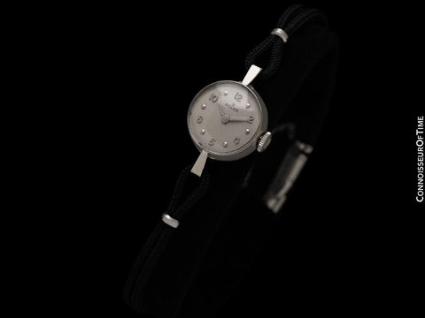 1966 Rolex Ladies Dress Watch, Silver Dial - 14K White Gold