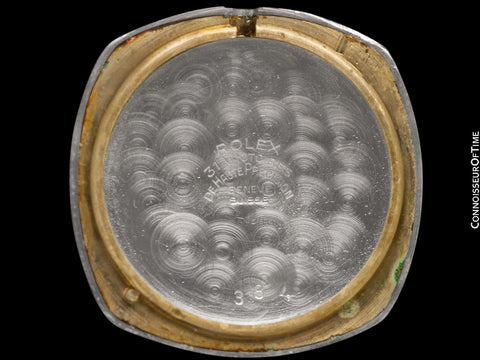 1938 Rolex Art Deco Vintage Mens Tonneau Ref. 3892 Watch - Chromium