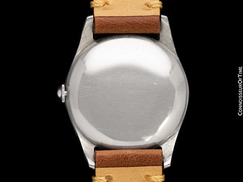 1946 Rolex Precision Full Size Vintage Mens Handwound Dress Watch - Stainless Steel