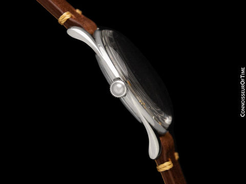 1946 Rolex Precision Full Size Vintage Mens Handwound Dress Watch - Stainless Steel